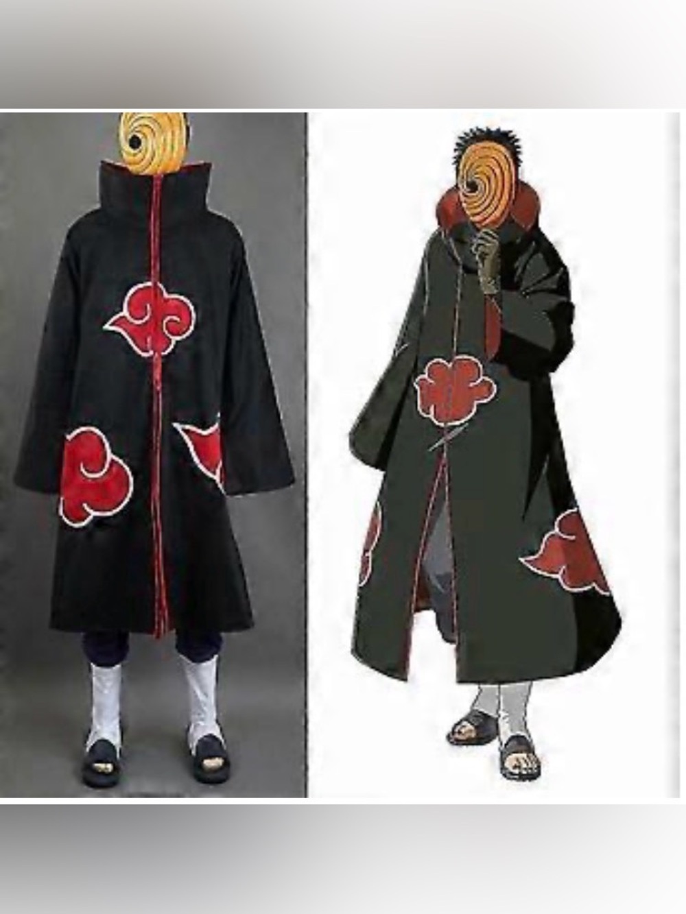 Naruto Akatsuki Cloak
Costume Robe size small adults Halloween cosplay anime